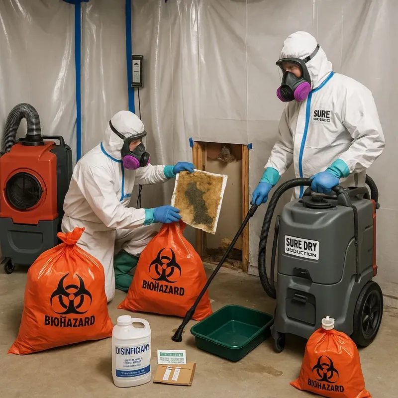 Contaminated Water Handling Protocols process in Harvey, MI