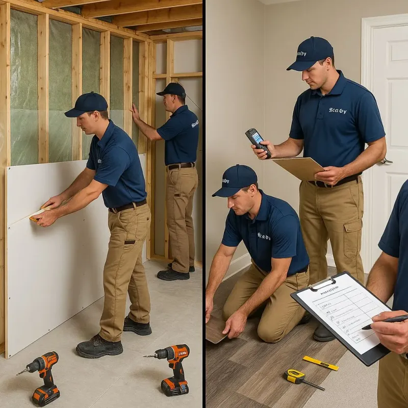 Repairs and Reconstruction process in Harvey, MI