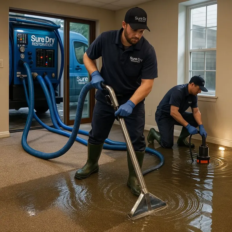 Water Extraction and Removal process in Harvey, MI
